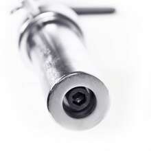 47" Barbell Chrome  Curl Bar - Silver - View 5