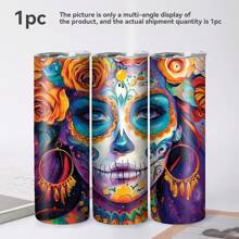 1 cốc nước cách nhiệt chân không hai lớp bằng thép không gỉ 20oz, in hình đầu lâu Halloween, tặng kèm ống hút và chổi cọ ống hút, cốc cà phê có nắp, cốc thủy tinh, cốc du lịch, thích hợp để giữ đồ uống nóng hoặc lạnh, cốc cách nhiệt, cốc lạnh, cốc quà tặng, Halloween, quà tặng cho gia đình, bạn bè, có thể tái sử dụng, du lịch nghỉ dưỡng, thể dục, văn phòng, cốc du lịch, quà tặng Ngày của người chết khi trở lại trường - Nhiều màu - Xem 14