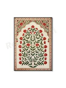 1pc Mughal Tree Of Life Cypres Turkish Paisley Vintage Plant Floral Print Poster Folk Art Home Decor Painting No Frame Rama Decoration,Wall Art,Canvas E-I-D - Multicolor - View 72