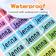 Nhãn dán cá nhân hóa - Nhãn dán tên tùy chỉnh cho bình nước, cốc và văn phòng phẩm học sinh cho trẻ em - Quà tặng đêm đông chống thấm nước và nhiều màu sắc Ý tưởng quà tặng mùa đông cho bé trai bé gái Ngày lễ tình nhân, Đa chức năng, Trang trí, Chữ cái, Phong cách, Hiện đại, Nhiều màu sắc, Dễ thương, Đáng yêu, Thường ngày, Tùy chỉnh, Cá nhân hóa, Độc đáo, Tùy chỉnh, Quà tặng lý tưởng cho anh ấy, Quà tặng lý tưởng cho cô ấy - Nhiều màu - Xem 2