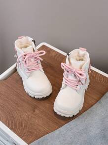 1 双全新爱心与蝴蝶结三叶草图案女童靴