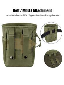 Molle Dump Pouch, Hunting Magazine Recovery Pouch Drawstring Ammo Bag Belt Waist Fanny Pack Adjustable Holster Bag Christmas Gifts For Men Fall Winter Travel Holiday Practical Student Thanksgiving Men Gifts Portable Fashionable Casual Dad Gifts Boyfriend Gifts Goyard Vacation Funny Gifts Travel Essentials Holiday Essentials Bags Summer School Bag Pack Spring School Supplies Purse Side Bags For Men Men Essentials Camo