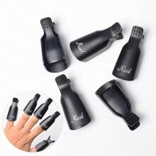 10pcs/Set Professional Nail Polish Remover, Easy For Artistic Manicure - Black - View 2