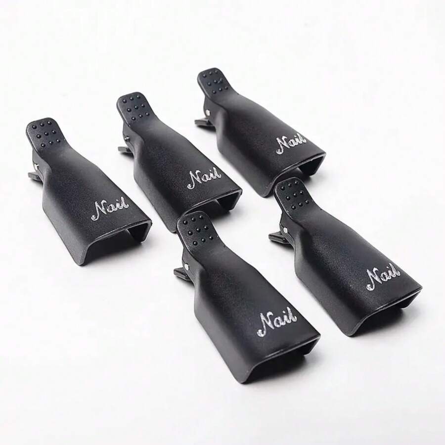 10pcs/Set Professional Nail Polish Remover, Easy For Artistic Manicure - Black - View 1