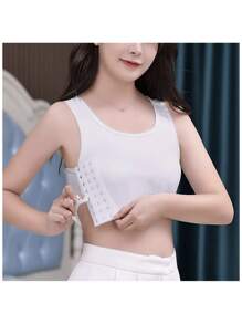 1 piezas Carpeta de Pecho para Transgénero Binder Trans para Mujer Alto Elástico Chest Binder - Negro - Ver 6