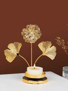 1 chiếc chân nến bằng sắt thanh lịch - Phong cách sang trọng, lắp đặt trên bàn, trang trí bàn lãng mạn cho gia đình, lý tưởng cho bữa tối dưới ánh nến / trang trí nhà cửa, phù hợp với mọi người dùng, trang trí phòng, quà tặng - Nhiều màu - Xem 2