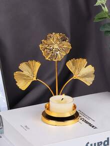 1 chiếc chân nến bằng sắt thanh lịch - Phong cách sang trọng, lắp đặt trên bàn, trang trí bàn lãng mạn cho gia đình, lý tưởng cho bữa tối dưới ánh nến / trang trí nhà cửa, phù hợp với mọi người dùng, trang trí phòng, quà tặng - Nhiều màu - Xem 7