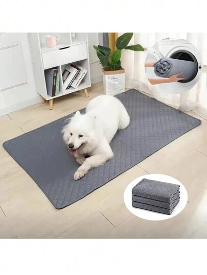 可洗加厚狗宠物尿布可重复使用训练狗尿垫车内座椅地板沙发防水吸水小狗猫尿布垫宠物用品