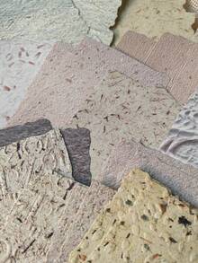 1 Gói 28 Tờ Giấy Nền Có Cạnh Bất Đối Xứng Tự Làm Có Kết Cấu Tự Nhiên Cổ Điển - Một cỡ - Xem 7