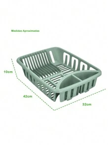 Dish Drainer Dryer Plastic Dishes 13 Plates Decorative Cutlery Holder Kitchen - 查看 4