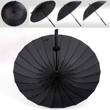 Large Samurai Style Automatic Umbrella - Durable Steel Frame, UV Protection, Fashionable Retro Design For Men, Personalized And Practicality, Become A Street Knight In The Rain (Due To Different Batches, The Fabric Cover, Rib Color, English Letter Pattern Design, Button Shape And Rib Color Are Randomly Matched, We Apologize For Any Inconvenience Caused.), Spring Summer Picks, Brides Maid Gifts, Room, Bedroom Decor, Bedroom Decor, Beach, Travel, For Men, For Women, Vacation,Cute Stuff - Multicolor - View 14