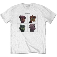 Gorillaz | Official Band T-Shirt | Demon Days - 48-Hour Fast Shipping!  - White - View 1