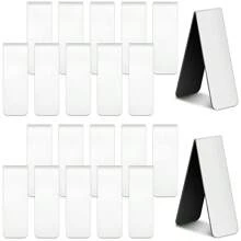 10/20 piezas Marcadores magnéticos de transferencia de calor, suministros de lectura para estudiantes, maestros, aula, hogar y oficina, esenciales para volver a la escuela - Blanco - Ver 2