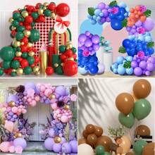 18/12/10/5-Inch Latex Balloons In Various Colors, Matte Balloons, Metal Balloons For Birthdays, Anniversaries, Wedding Party Decorations, Christmas And Halloween Decorations