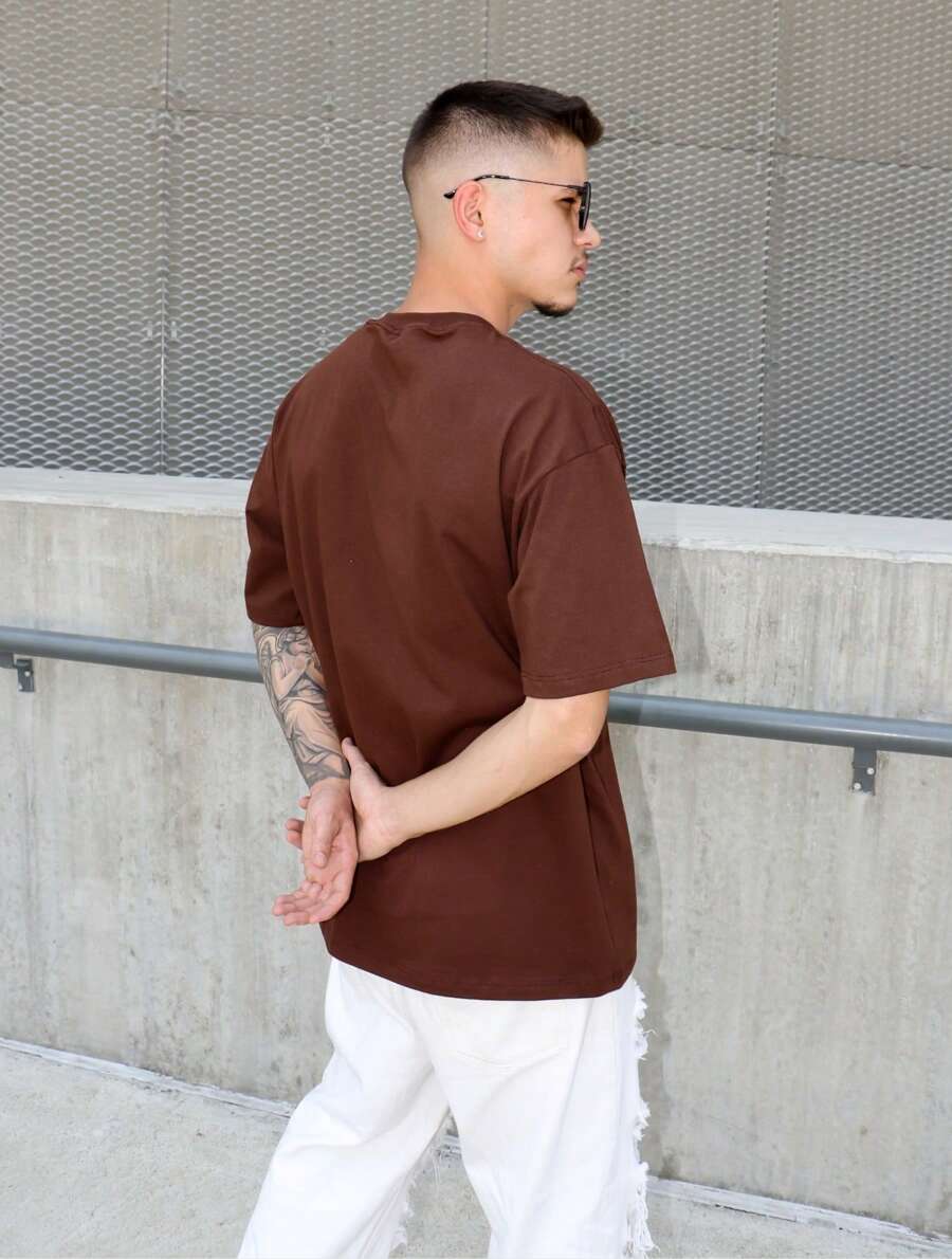 Women T-Shirts - Rust Brown - View 1