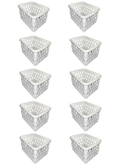 Kit 10 Cestinhos Organizadores Multiuso