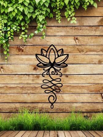 1pc Metal Lotus/Hand Bone With Flower Bouquet Wall Decor, Metal Bone Hand With Flower Bouquet Logo, Living Room Wall Decor,Home Decor ,Room Decor,Wall Decor Gifts Birthday Graduation