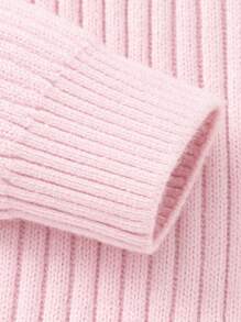 Balabala Jersey de punto para niñas, dulce y cálido, tipo suéter para otoño/invierno 2024