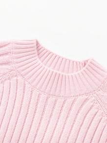 Balabala Jersey de punto para niñas, dulce y cálido, tipo suéter para otoño/invierno 2024