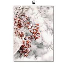 1pc Mùa đông Phong cảnh thiên nhiên Tuyết Canvas Tranh Chim Sói Động vật Poster và Bản in Nghệ thuật treo tường Trang trí Giáng sinh Trang trí nhà ngày lễ Không có khung - Nhiều màu - Xem 33