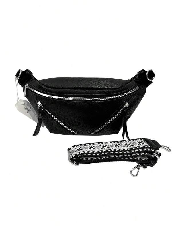 Bolso MILANO Mujer Riñonera y Bolso Cruzado, Casual y de Moda, Gran Capacidad, PU, Para Llevar al Hombro, de Mano, a la Espalda, Con Correa Ajustable, Adecuado para Maestros, Universidad, Secundaria, Viajes de Negocios, Ir y Venir, Trabajo, Oficina, Viajes, Fines de Semana, Regalo