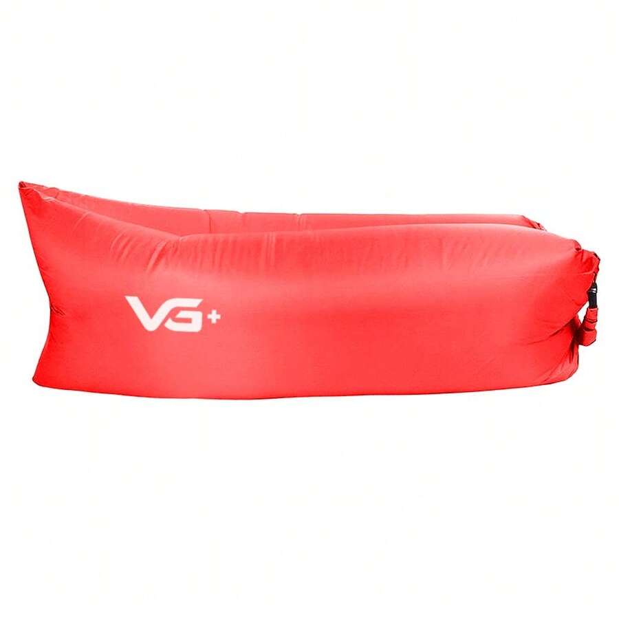 VG Plus Vg+ Inflatable Air Bag Sofa Puff For Camping - 紅色 - 查看 1