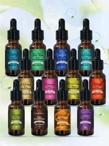 1件10ml植物香薰精油加湿器/香薰机/扩香石/车载香薰/肉桂香薰精油室内空气持久清新精油12种香型情人节情人用品结婚用品 - 多種香型 - 查看 1