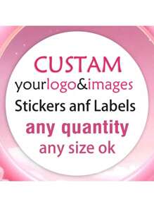 Tùy chỉnh nhãn dán và logo tùy chỉnh, tự làm nhãn dán doanh nghiệp của riêng bạn, nhãn dán quà tặng, không thấm nước, có thể sử dụng cho bất kỳ sản phẩm nào. Quà tặng đêm đông trở lại trường Ý tưởng quà tặng mùa đông cho bé trai bé gái Ngày lễ tình nhân - Nhiều màu - Xem 1