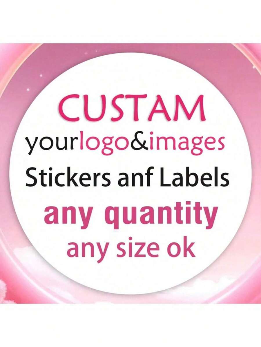 Tùy chỉnh nhãn dán và logo tùy chỉnh, tự làm nhãn dán doanh nghiệp của riêng bạn, nhãn dán quà tặng, không thấm nước, có thể sử dụng cho bất kỳ sản phẩm nào. Quà tặng đêm đông trở lại trường Ý tưởng quà tặng mùa đông cho bé trai bé gái Ngày lễ tình nhân - Nhiều màu - Xem 1