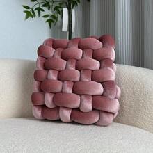1 chiếc gối vuông cho gia đình có màu chuyển sắc, gối trang trí phòng ngủ làm bằng chất liệu Canary, thích hợp cho phòng ngủ, phòng học, phòng khách và phòng ăn. - Hồng - Xem 3