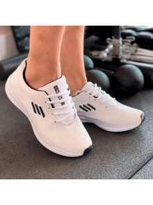 O2X Zoom Fitness Men's Gym Shoes Super Comfortable - 白色 - 查看 5