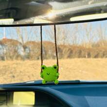 onEternal Handmade Crochet Decorative Ornament, Hanging Accessory For Car Interior, Decor, Gift