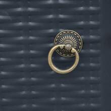 Outsunny Square Propane Gas Fire Pit Table, 40000 BTU Rattan Smokeless Firepit Patio Heater With Lava Rocks And Lid, 71cm X 71cm X 62cm, Black - Black - View 8