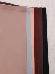 6pcs Seamless Flat Corner Panties, Soft And Comfortable Low-Waist Underwear For Women