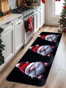 1 tấm thảm nhà bếp hình ông già Noel - Thảm chống trượt, chống bẩn và thấm hút dùng để trang trí nhà cửa - Hoàn hảo cho lối vào, phòng ngủ và phòng tắm - Nhiều màu - Xem 7