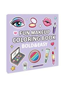 1 Sách tô màu họa tiết hoạt hình trang điểm thú vị, Sách vẽ, Sách tô màu cho bé gái dễ thương, Sách tô màu hoạt hình vẽ nguệch ngoạc phổ biến cho trẻ em, Quà tặng cho trẻ em, Quà tặng Giáng sinh, Quà tặng Lễ tạ ơn - Nhiều màu - Xem 7