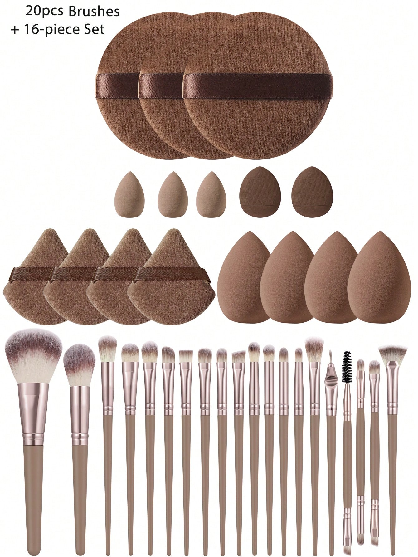 مجموعة أدوات مكياج 5/17/21/22/23/36/44 قطعة تشمل:1...