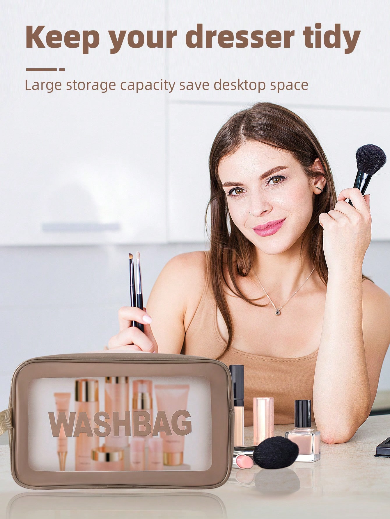 مجموعة أدوات مكياج 5/17/21/22/23/36/44 قطعة تشمل:1...