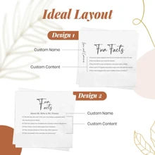 20-500pcs Custom Wedding Napkins, 3-Ply Personalized Fun Facts Napkins With Love Story, Disposable Beverage/Dessert Napkins For Table Decorations, Personalized Cocktail Napkins, Suaitable For Birthday, Anniversary, Engagement Party, Christmas Decor ,Forever Love - White - View 4