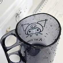 洗漱杯高低杯可爱狗狗洗漱杯学生宿舍情侣家用简约时尚 - 彩色 - 查看 3