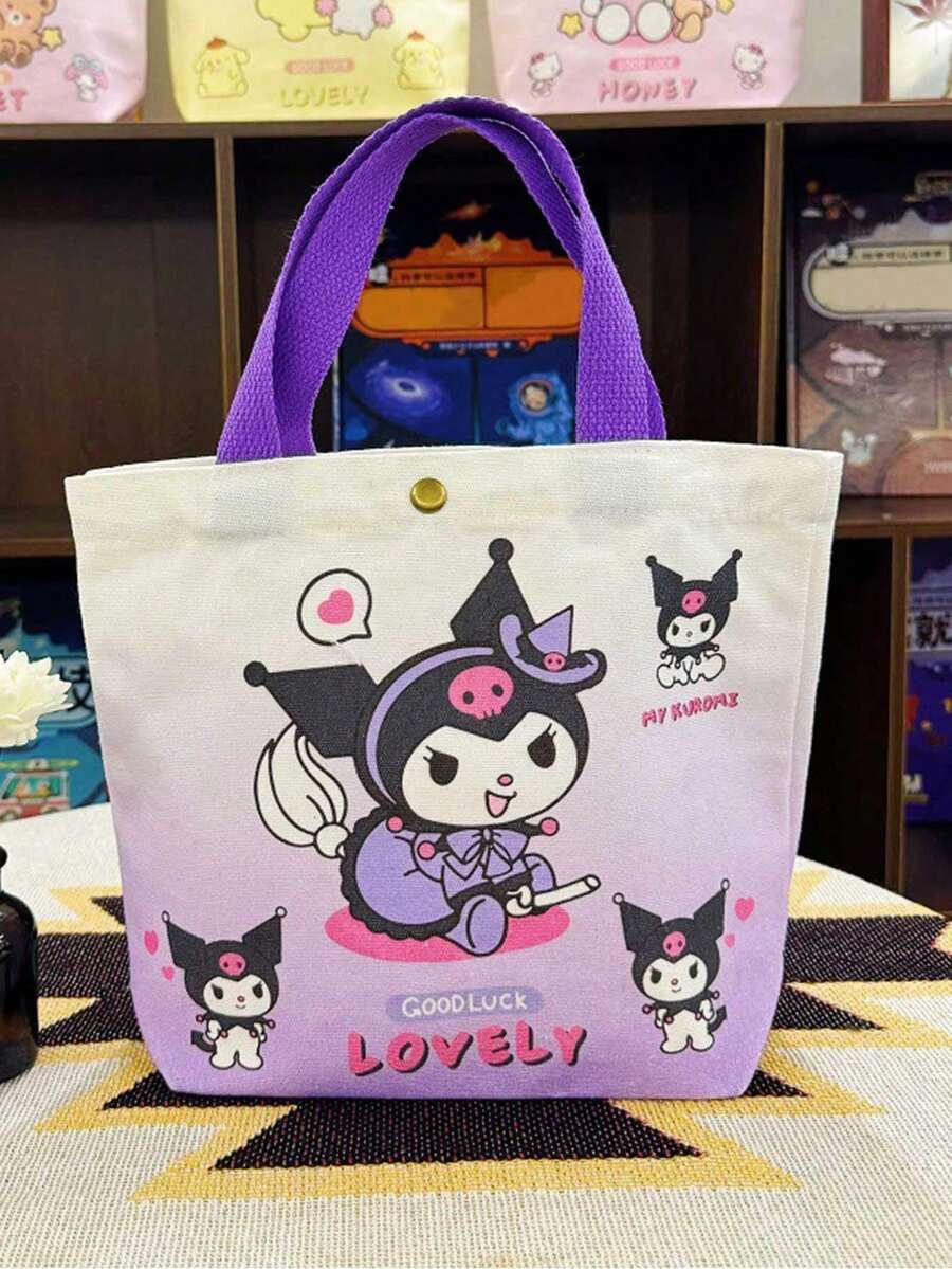Sanrio Canvas Bag Female Student Handbag Small Tote Bag Fashionable