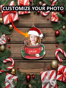 Personalized Acrylic Ornaments 2024 Custom Holiday Decorations For Home Pets Couples Great For Trees Holiday Parties Gifts Unique Designs With Name Date Photo High Quality Acrylic For Lasting Holiday Memories Fun Santa Snowman Sleigh Themes Birthday Graduation