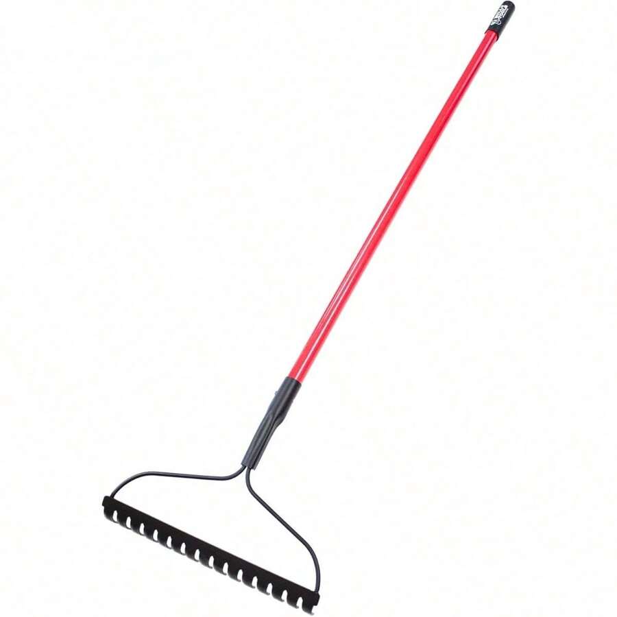 92309 12-Gauge 16-Inch Bow Rake With Fiberglass Handle And 16 Steel ...