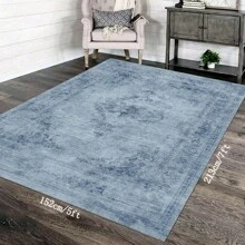 1pc leve luxo estilo boêmio simples europeu poliéster-nylon mistura espessada chenille tapete felpudo com padrão impresso colorido, adequado para quarto, sala de estar, corredor, sala de jantar em casa, lavável à máquina
