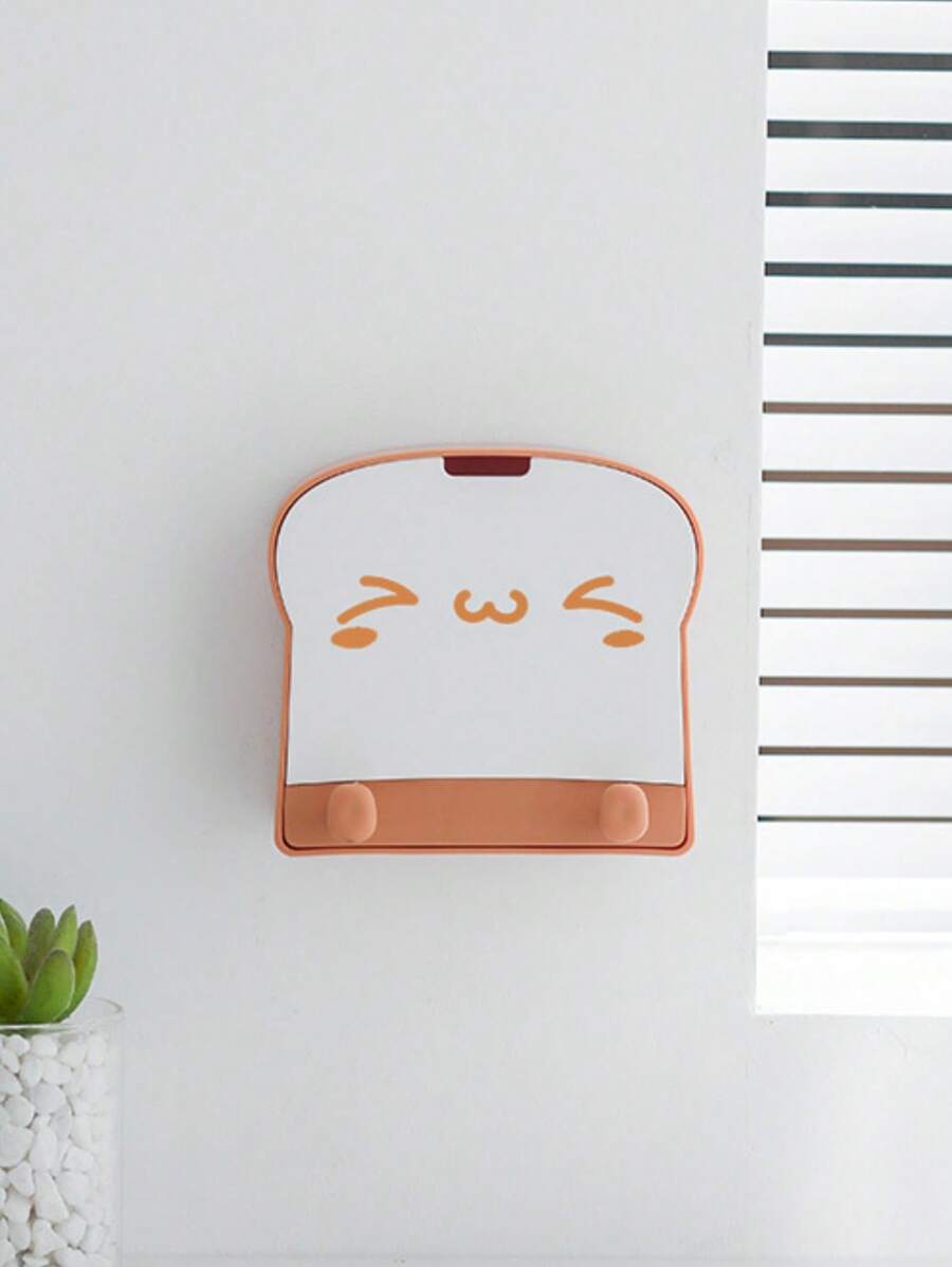 No Drill DoubleLayer Wall Mounted Soap Dish, Bathroom Draining Soap