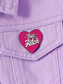 1PC SO FETCH Trâm cài áo hình trái tim tùy chỉnh Ghim kim loại sáng tạo ve áo sơ mi Trang trí thời trang cho nam và nữ Quà tặng Halloween - XA1188 - Xem 7