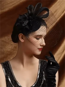 1 chiếc mũ Fascinators cho phụ nữ, mũ tiệc trà lạ mắt, 2024, mũ Derby Kentucky thanh lịch thập niên 1950, kẹp tóc cho cô dâu, tiệc cưới, băng đô mạng che mặt hình lồng chim, mũ đội đầu thập niên 1920 cho cuộc đua ngựa, mũ nồi Fedora Bridgerton cổ điển, mũ trang phục thập niên 50, mạng che mặt đen cho đám tang, váy thập niên 1940, mũ Victorian, mũ hộp đựng thuốc, phụ kiện Lolita cho phụ nữ, sinh nhật cho bé gái, ngày của mẹ, quà tặng Giáng sinh, Halloween - Nhiều màu - Xem 8