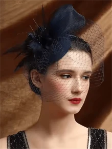 1 chiếc mũ Fascinators cho phụ nữ, mũ tiệc trà lạ mắt, 2024, mũ Derby Kentucky thanh lịch thập niên 1950, kẹp tóc cho cô dâu, tiệc cưới, băng đô mạng che mặt hình lồng chim, mũ đội đầu thập niên 1920 cho cuộc đua ngựa, mũ nồi Fedora Bridgerton cổ điển, mũ trang phục thập niên 50, mạng che mặt đen cho đám tang, váy thập niên 1940, mũ Victorian, mũ hộp đựng thuốc, phụ kiện Lolita cho phụ nữ, sinh nhật cho bé gái, ngày của mẹ, quà tặng Giáng sinh, Halloween - Nhiều màu - Xem 2