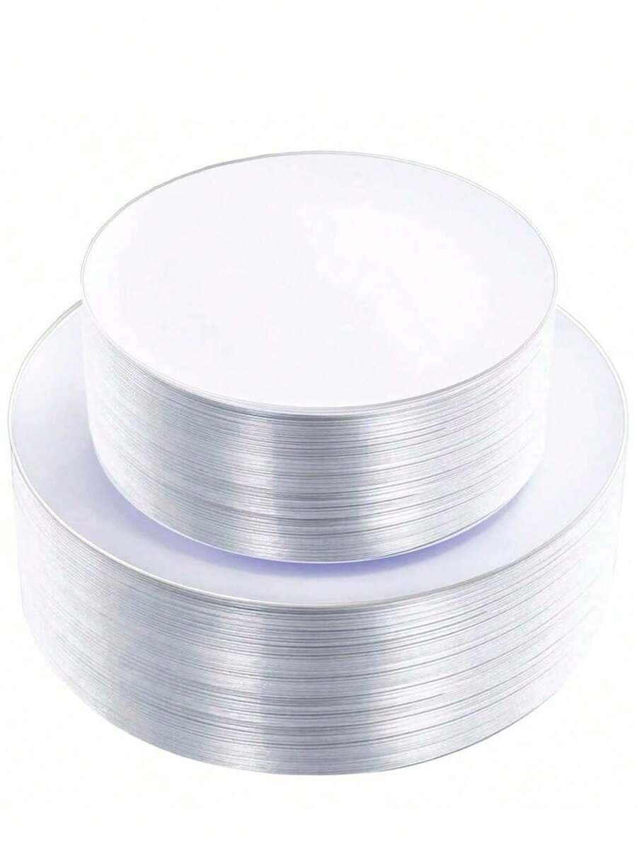 [BLACK FRIDAY] 25 Pieces 7.5/10.25in Solid Color Dinner Plates, High