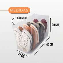 Vertical Shoe Organizer, Door/Wall Shoe Rack - Trong sáng - Xem 2